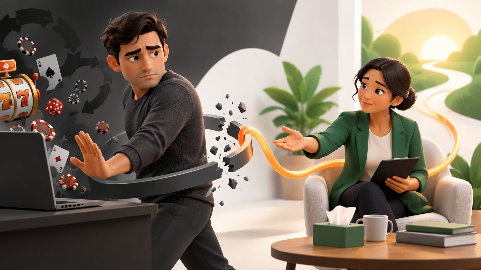 Игровая зависимость: шаг от игры к помощи