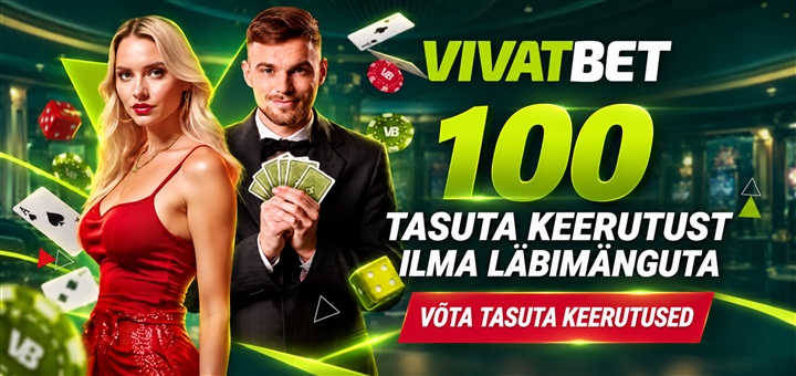 VivatBet: 100 бесплатных вращений без отыгрыша